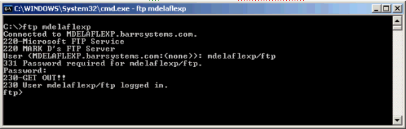 AFP Command Prompt