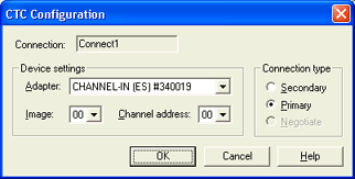 CTC Configuration Dialog Box