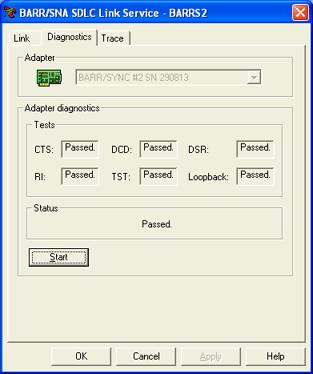 Diagnostics Tab